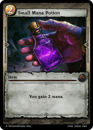 Small Mana Potion (x2)